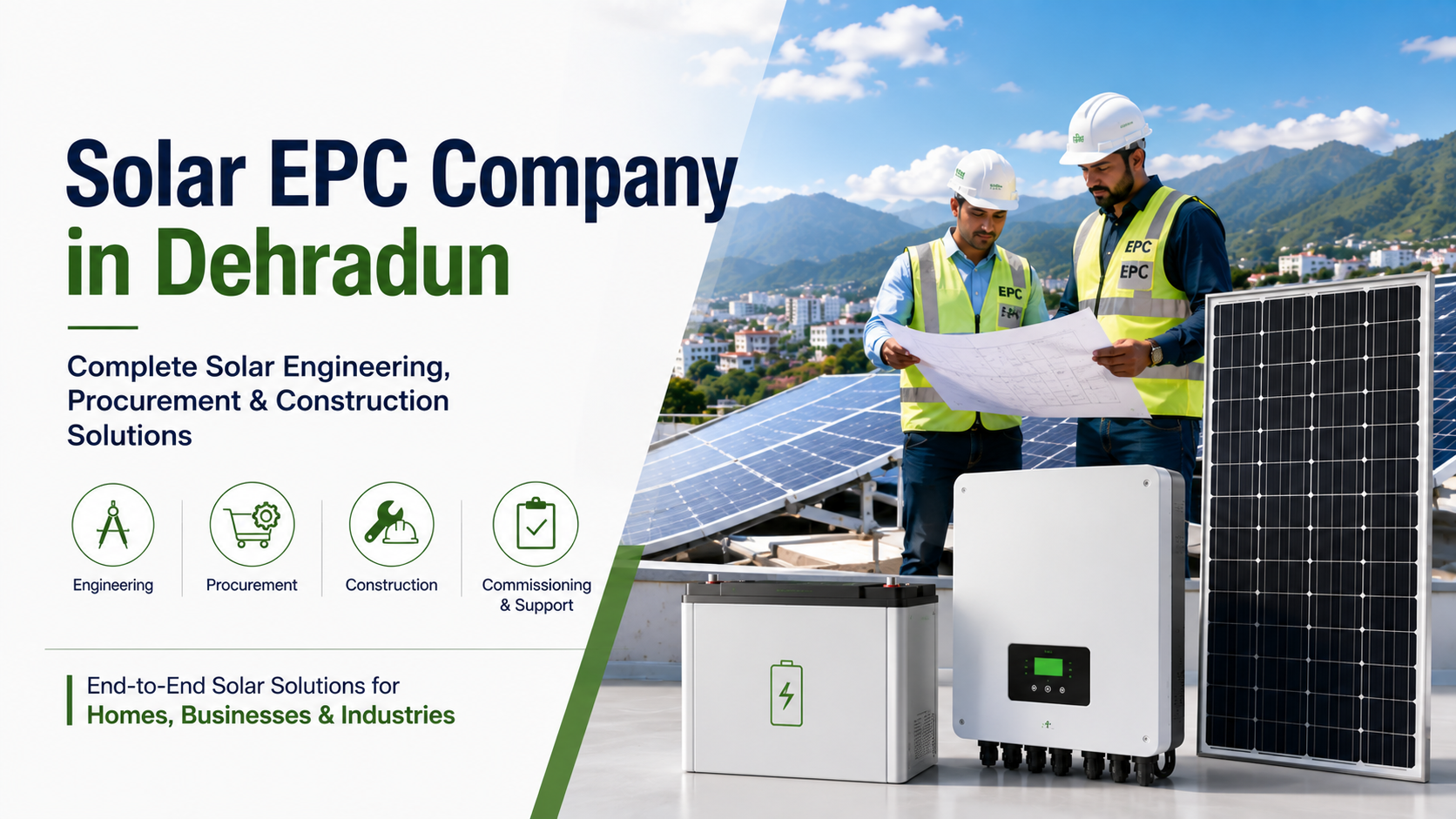 Solar EPC Company in Dehradun: Why Complete Project Management Matters in Solar